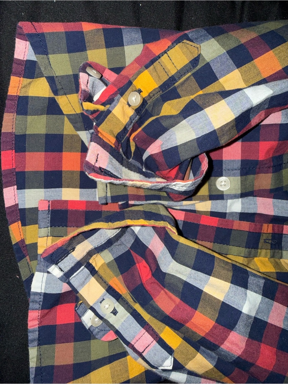 U.S. Polo Assn. Kids Multi-Color Plaid Button-Up Shirt Jacket - Picture 4 of 4